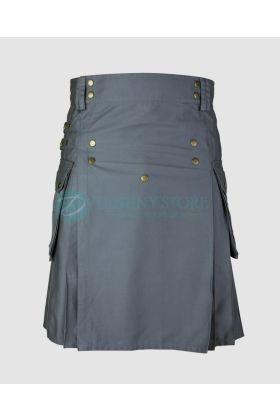 Gray Utility Kilt