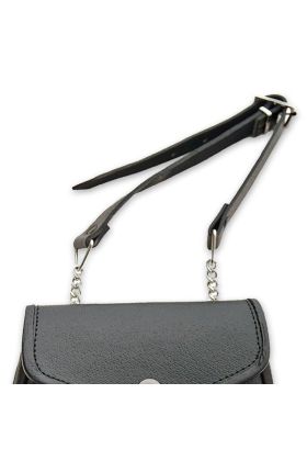 Black Leather Kilt Sporran