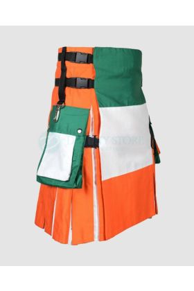 Irish Flag Patriotic Kilt