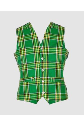 Irish National Tartan Waistcoat