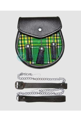 Irish Tartan made sporran