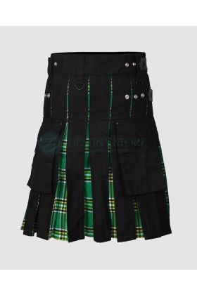 Irish Tartan Hybrid Kilt