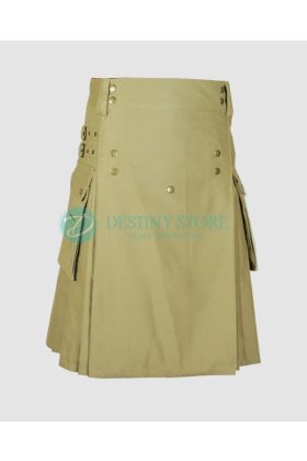 Khaki Utility Work Kilt