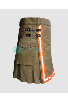 Khaki Kilt For Firefighter