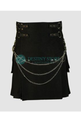 Ladies Fashion Kilt with Chains