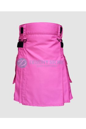 Pink Fashion Kilt for Men