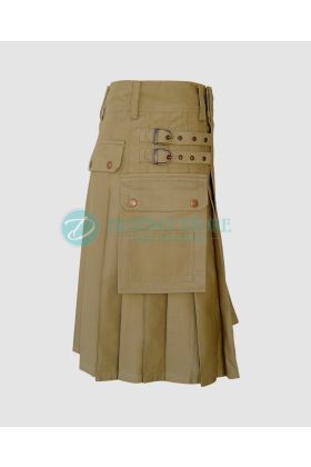 Khaki Utility Kilt