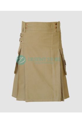 Khaki Utility Kilt
