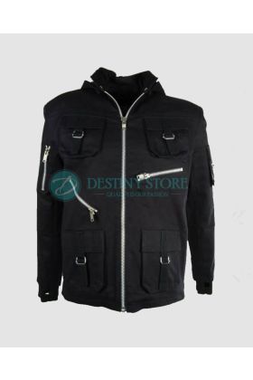 Men's Emo Black Gothic Punk Jacket