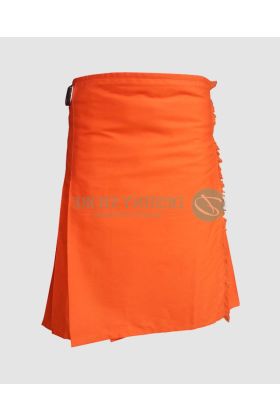 Scottish Orange Utility Kilt