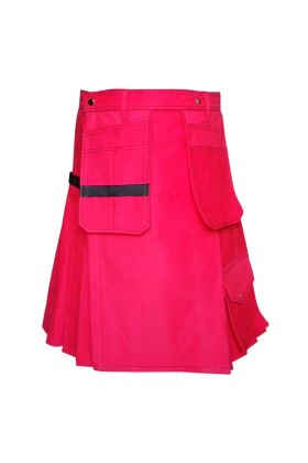 Red Working Kilt for Men