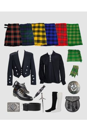 Prince Charlie Affordable Wedding Kilt Outfit