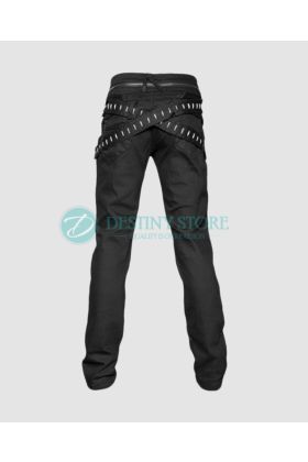 Princes Of Dark Gothic Zipper Pants