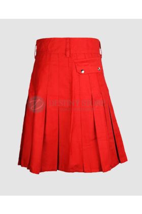 Red Working Utility Kilt