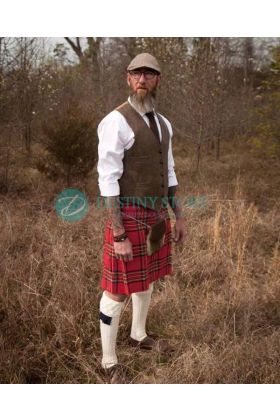 Royal Stewart Tartan Kilt for Men