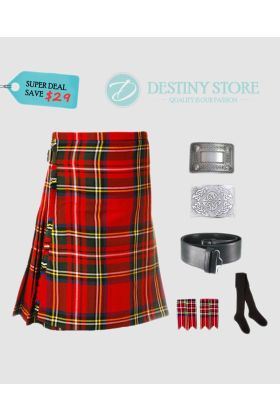 Royal Stewart Tartan Kilt Deal