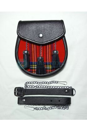Royal Stewart Matching Tartan Kilt Sporran