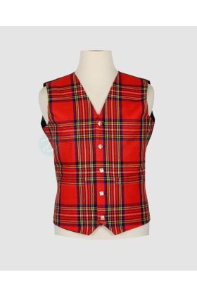 Royal Stewart Tartan Waistcoat