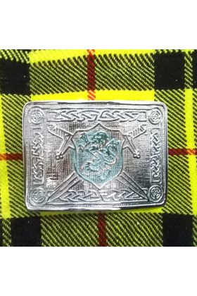 Saltire Lion Rampant Buckle for Kilt Belt