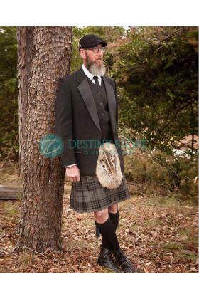 Grey Tartan Clan Kilt