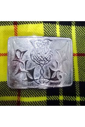 Scottish Modern Celtic Buckle for Kilt Belt