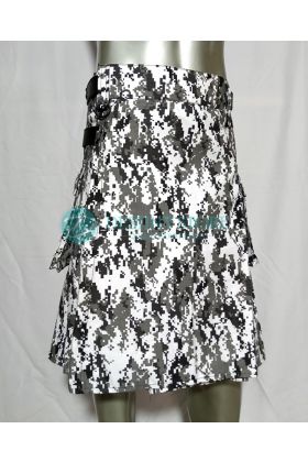 Snow Digital Camouflage Kilt