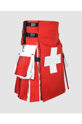 Swiss National Flag Kilt