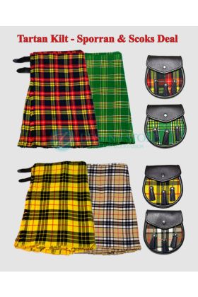 matching tartan kilt with tartan sporran