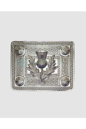 Thistle Badge Buckle for Kilt Belt