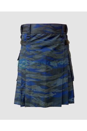 Tiger Stripe Military Camo Kilt