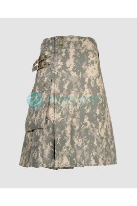 US Army Sage Camo Commando Kilt