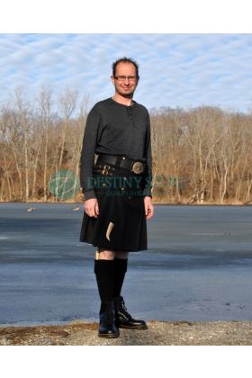 Black Utility Kilt