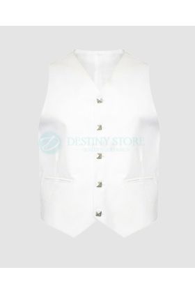 White Argyll Waistcoat