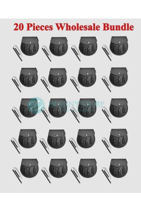 20 Pieces Leather Sporran for Kilt Wholesale Price