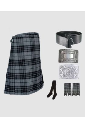 Grey Spirit Scottish Tartan Kilt Deal