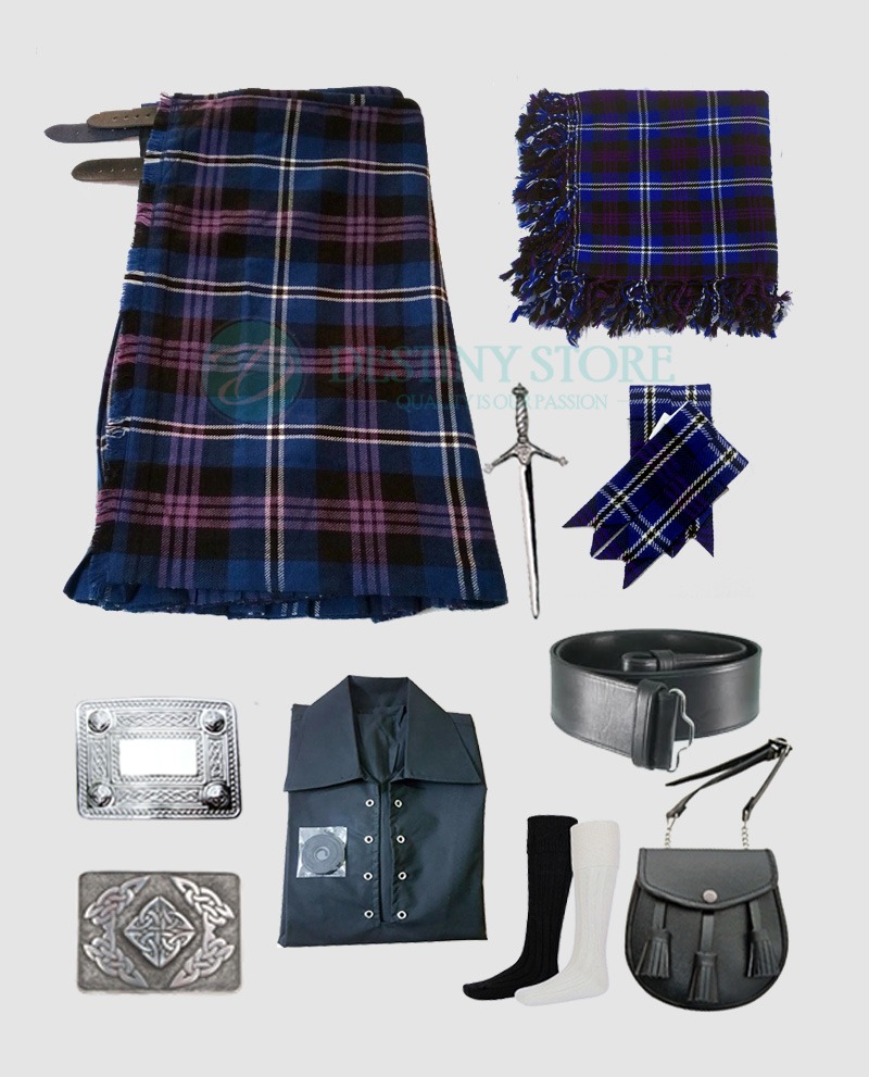 Heritage of Scotland Tartan Kilt Outfit Package